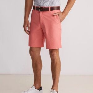 Men’s Vineyard Vines Club Shorts Orange Size 38